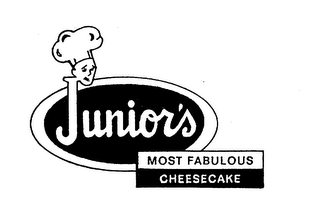 JUNIOR'S MOST FABULOUS CHEESECAKE logo