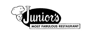 JUNIOR'S MOST FABULOUS RESTAURANT logo