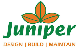JUNIPER DESIGN BUILD MAINTAIN logo