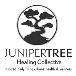JUNIPERTREE HEALING COLLECTIVE INSPIREDDAILY LIVING · DIVINE HEALTH & WELLNESS logo