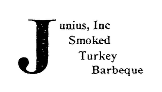 JUNIUS, INC SMOKED TURKEY BARBEQUE logo