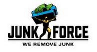 JUNK FORCE WE REMOVE JUNK logo