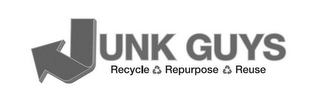 JUNK GUYS RECYCLE REPURPOSE REUSE logo