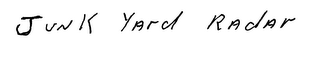 JUNK YARD RADAR logo