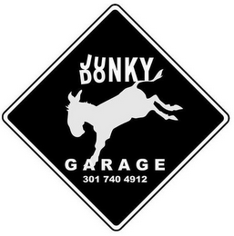 JUNKY DONKY GARAGE 301 740 4912 logo