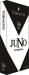 JUNO ELEMENTS TOBACCO 36 MG 4 PODS logo