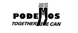 JUNTOS PODEMOS TOGETHER WE CAN logo