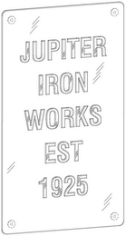 JUPITER IRON WORKS EST 1925 logo