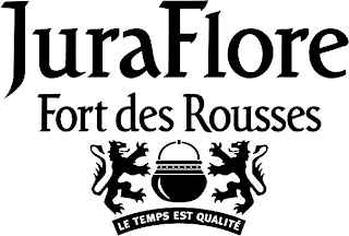 JURAFLORE FORT DES ROUSSES LE TEMPS EST QUALITÉ logo
