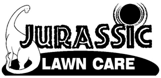 JURASSIC LAWN CARE logo