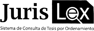 JURIS LEX SISTEMA DE CONSULTA DE TESIS POR ORDENAMIENTO logo