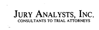 JURY ANALYSTS, INC. CONSULTANTS TO TRIAL ATTORNEYS logo