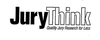 JURYTHINK QUALITY JURY RESEARCH FOR LESS logo