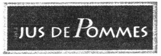 JUS DE POMMES logo