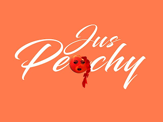 JUS PEACHY logo