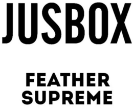 JUSBOX FEATHER SUPREME logo