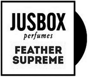 JUSBOX PERFUMES FEATHER SUPREME logo
