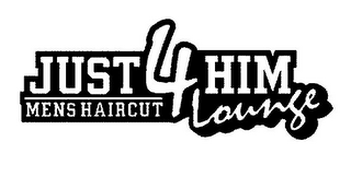 JUST 4 HIM MEN'S HAIRCUT LOUNGE logo