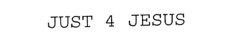 JUST 4 JESUS logo