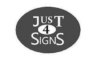 JUST 4 SIGNS logo
