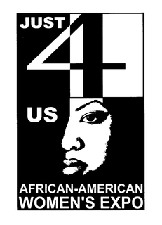 JUST 4 US AFRICAN- AMERICAN WOMEN'S EXPO logo