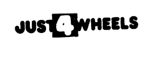 JUST 4 WHEELS logo