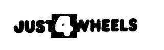 JUST 4 WHEELS logo