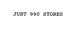 JUST 99 STORES logo
