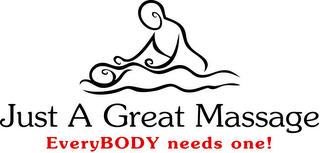 JUST A GREAT MASSAGE EVERYBODY NEEDS ONE! logo