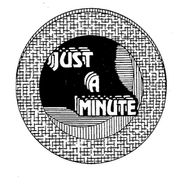 JUST A MINUTE logo