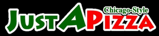 JUST A PIZZA CHICAGO STYLE logo