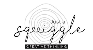 JUST A SQUIGGLE CREATIVE THINKING logo