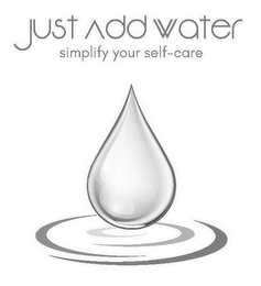 JUST ADD WATER SIMPLIFY YOUR SELF-CARE logo