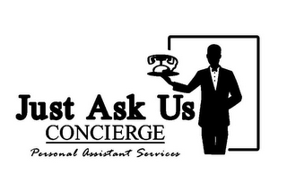 JUST ASK US CONCIERGE PERSONAL ASSISTANT SERVICES logo