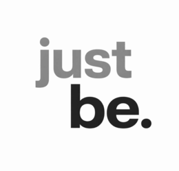 JUST BE. logo