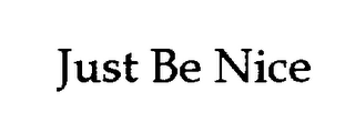 JUST BE NICE logo