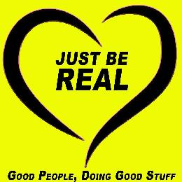 JUST BE REAL GOOD PEOPLE, DOING GOOD STUFF logo