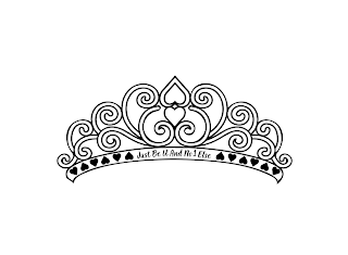 JUST BE U AND NO 1 ELSE logo