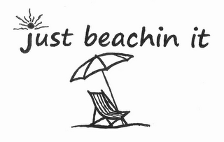 JUST BEACHIN IT logo