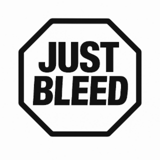JUST BLEED logo