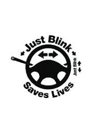 JUST BLINK SAVES LIVES JUST BLINK logo