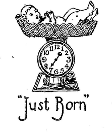 "JUST BORN" logo