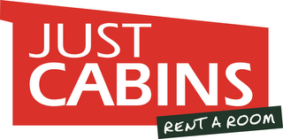 JUST CABINS RENT A ROOM logo