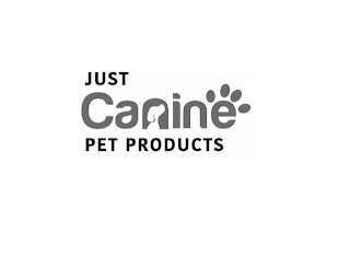 JUST CANINE PET PRODUCTS logo