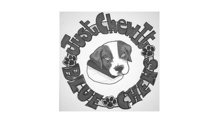 JUST CHEW IT BLUE CHEWS logo