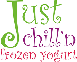 JUST CHILL'N FROZEN YOGURT logo