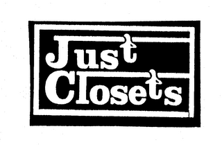 JUST CLOSETS logo