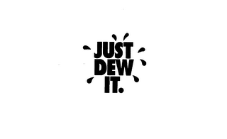 JUST DEW IT. logo