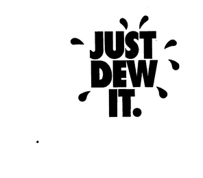 JUST DEW IT. logo