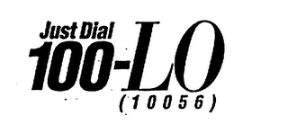 JUST DIAL 100-LO (10056) logo